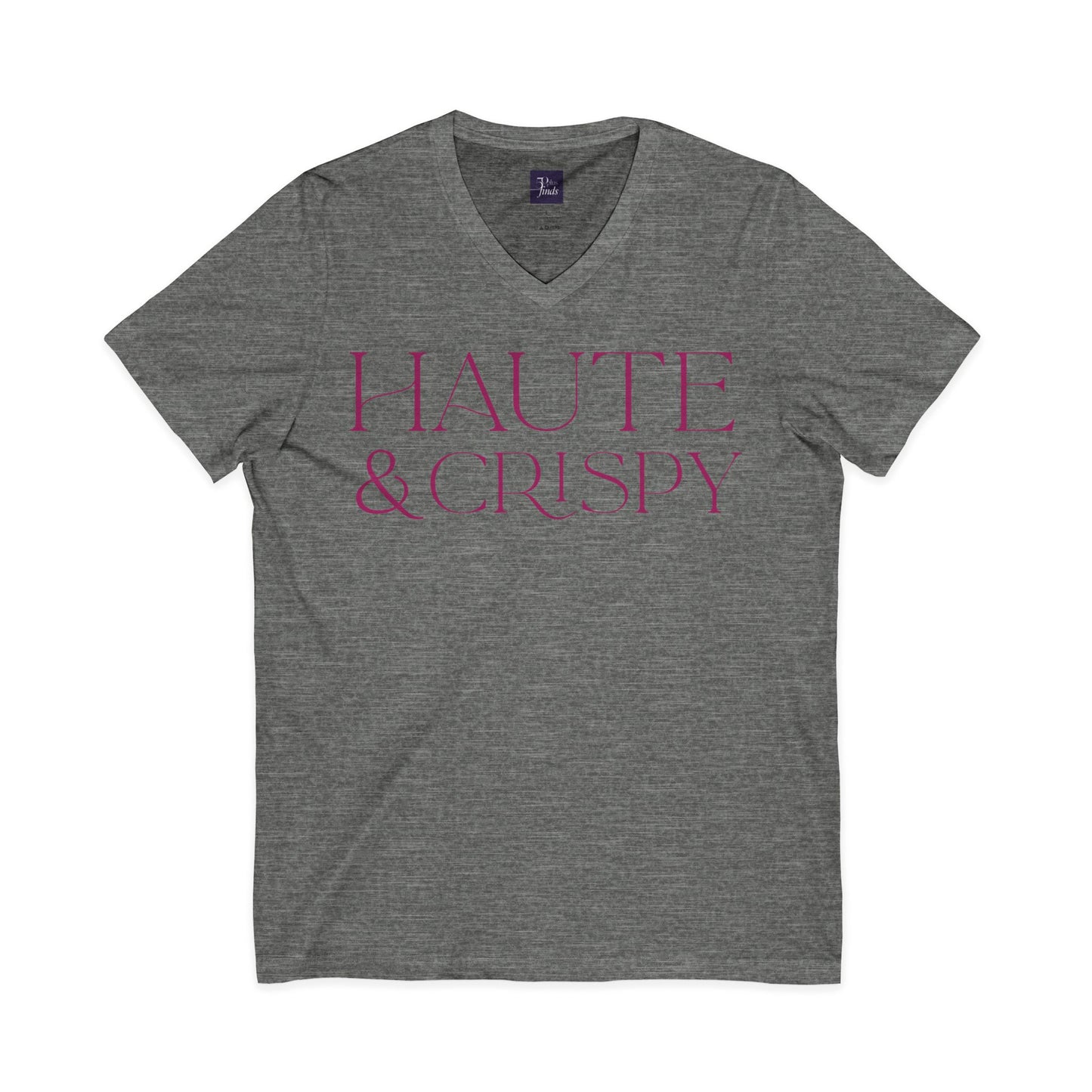 Haute & Crispy V-Neck Tee