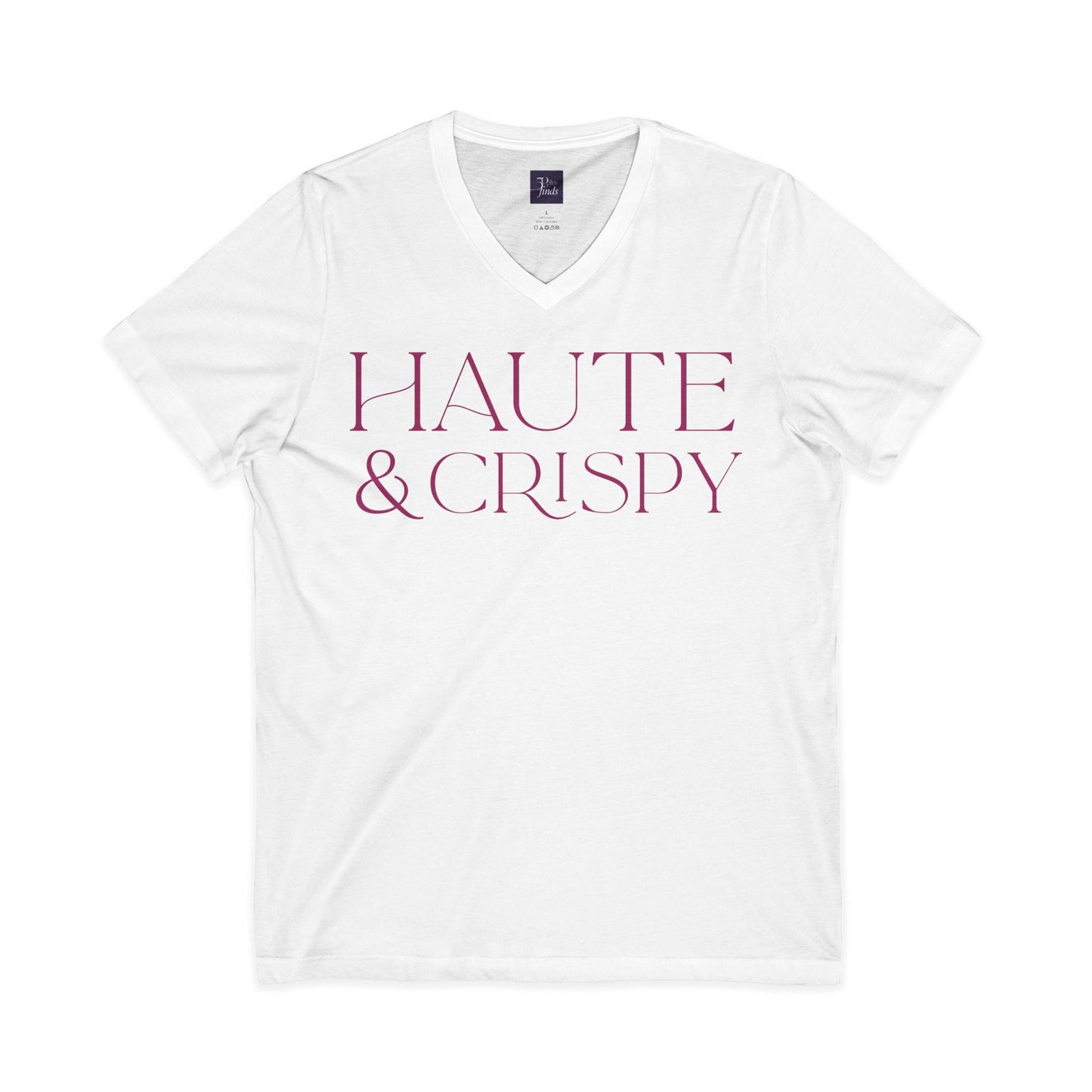 Haute & Crispy V-Neck Tee