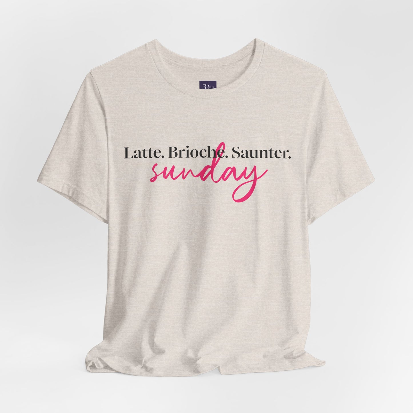 Latte Brioche Saunter Sunday T-Shirt